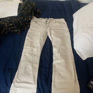 Low rise bootcut jeans